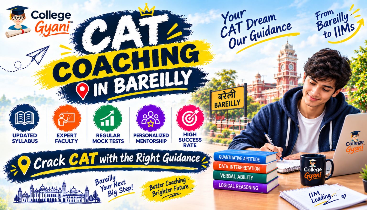 Best CAT Coaching in Bareilly for Smart Preparation